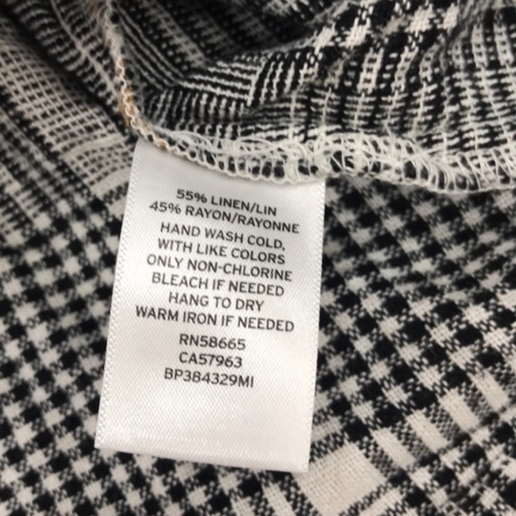 BP. Plaid Linen Blend Blazer - Picture 5 of 6